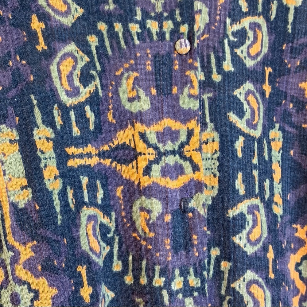 Free People Navy and Gold Tunic Top - Picture 6 of 9